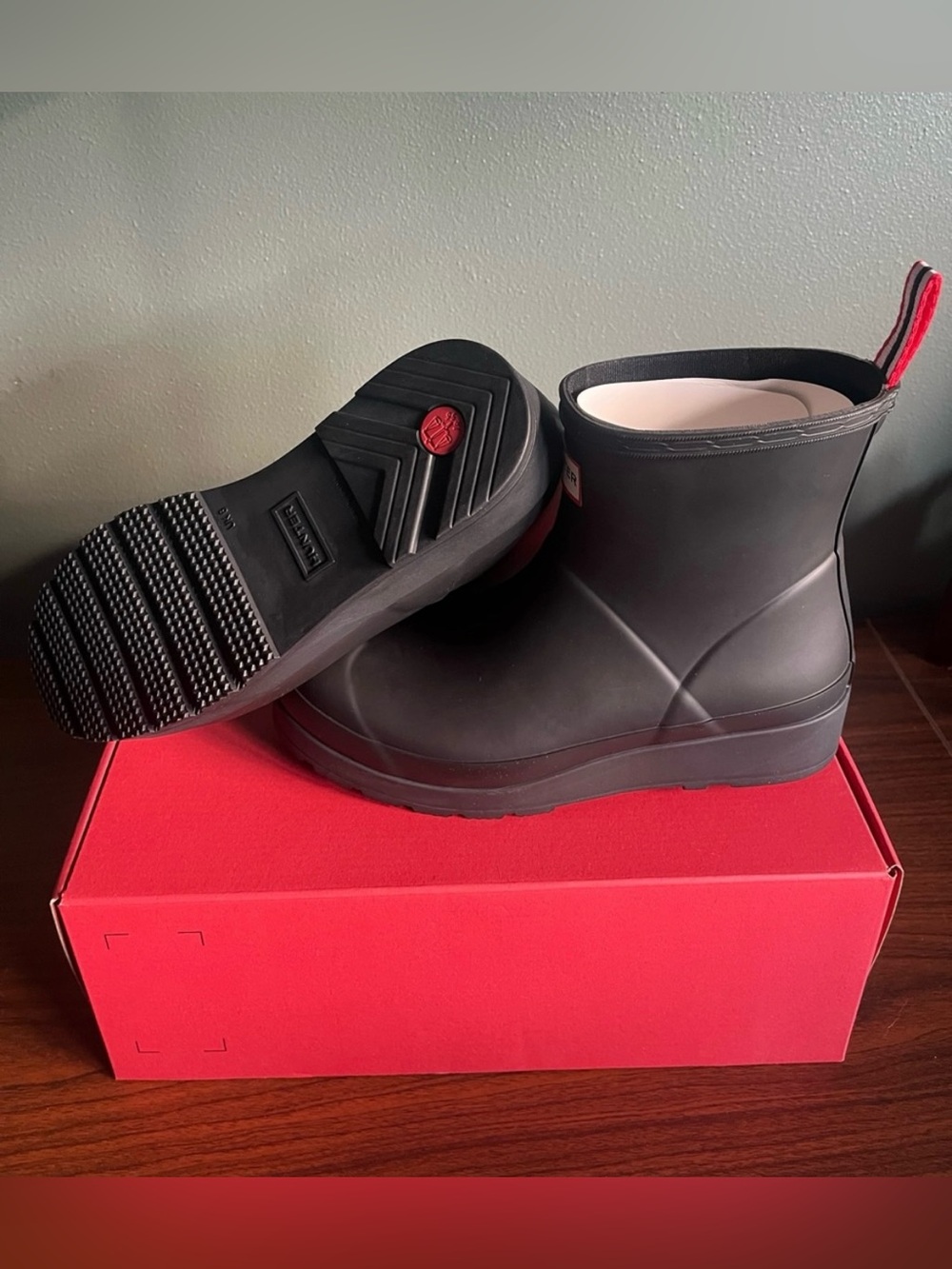 Hunter original Short Waterproof Rain Boots size 7 NIB - Picture 2 of 4